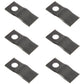Qty 6: Disc Mower Blade Fits John Deere Replaces 76N923