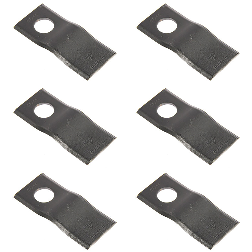 748095 Set of 6 Blades Fits Zweeger Disc Mowers CM165 CM168