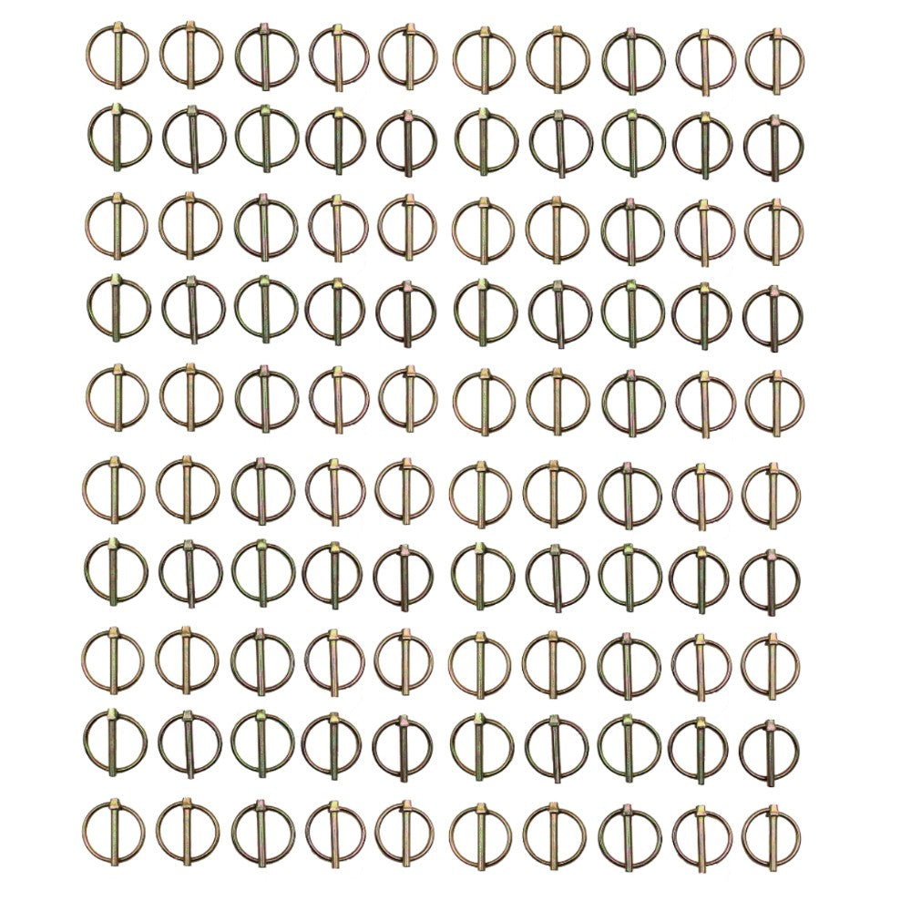 (10) PN01 Universal Linch Lynch Pin Clip 3/16" x 1 1/4" for Tractors