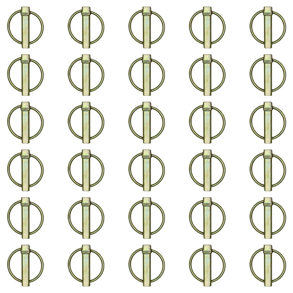 Qty 30: Lynch Pins (3 Packs of 10 Each) Fits Allis Chalmers Replaces 244066