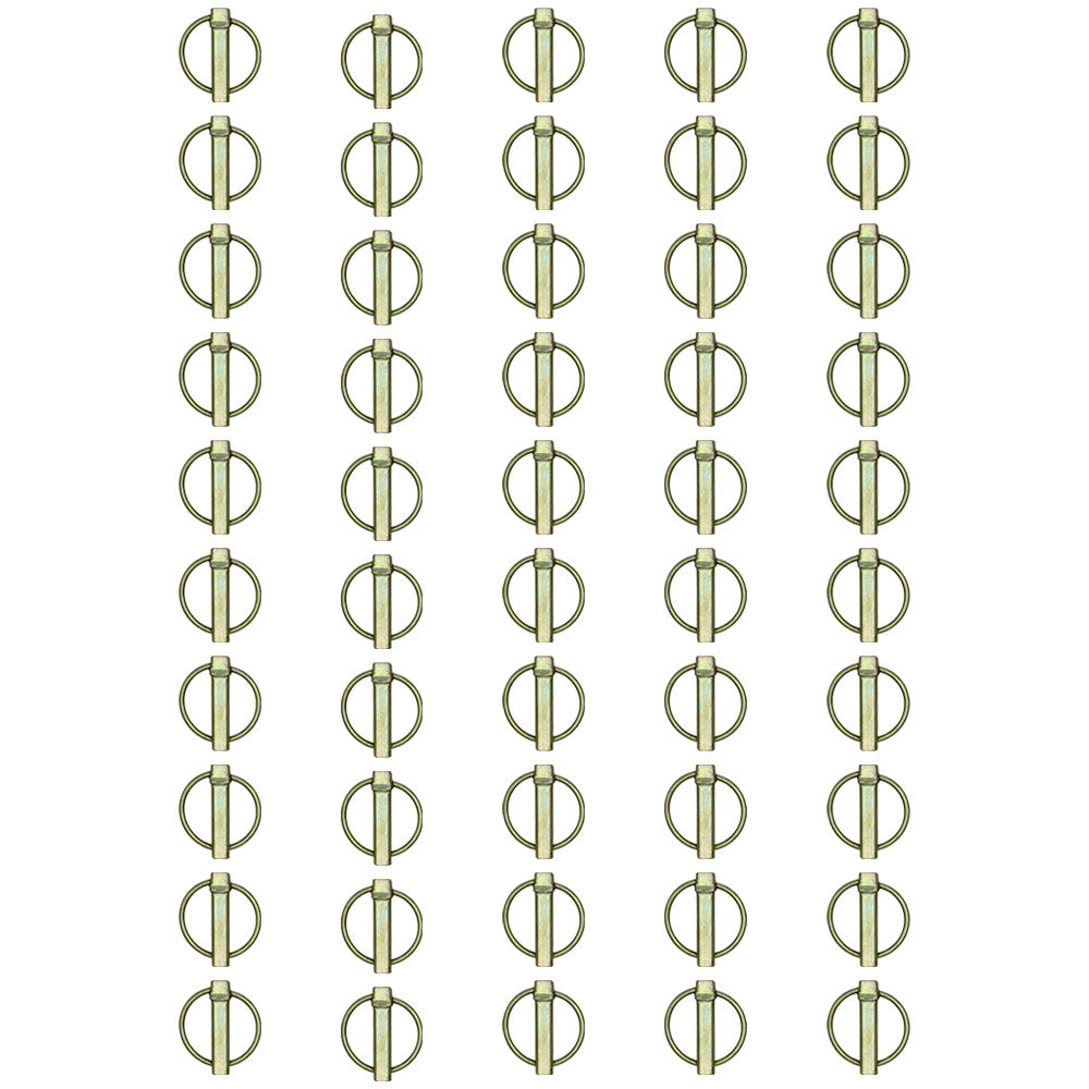 Qty 50: Lynch Pins (5 Packs of 10 Each) Fits Case Replaces A33509