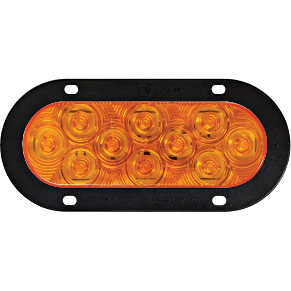 823SA10 Directional Light with 10 LED 2.244"x6.496" Flush Mount for Trailers