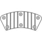 R110464 Brake Pad w Metal Backing Fits John Deere 4230 4520 4430 8650 Tractors