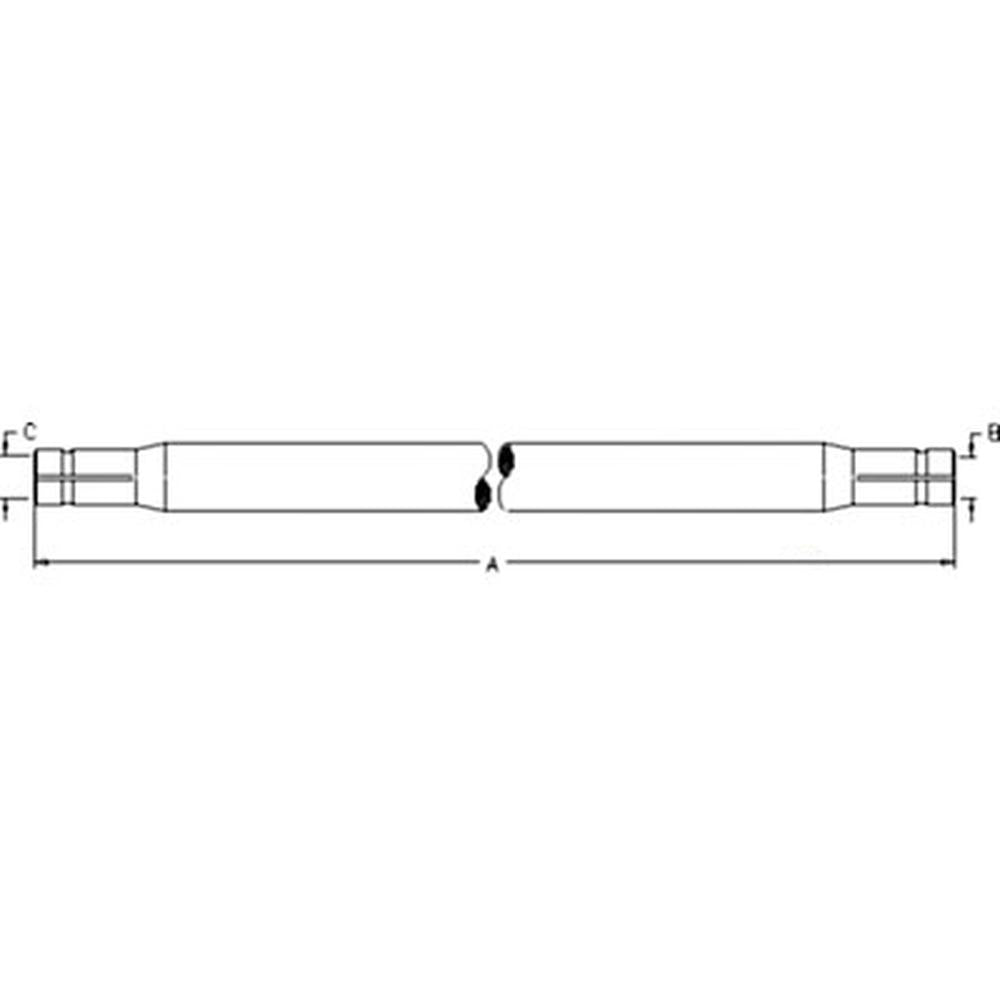 R131288 Tie Rod Tube Fits John Deere Tractor Models 7200 720 7400 7510 7600 7800