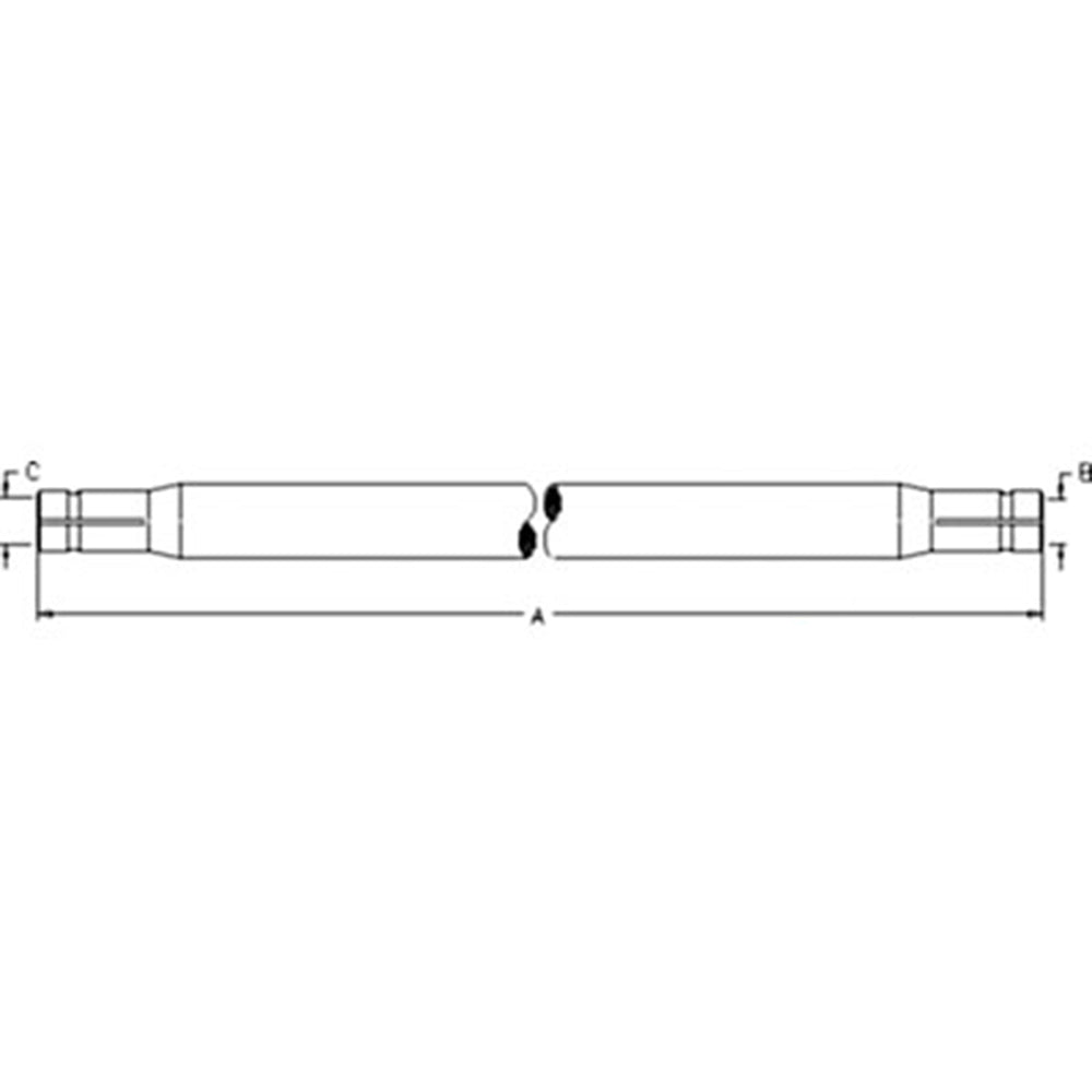 R131288 Tie Rod Tube Fits John Deere Tractor Models 7200 720 7400 7510 7600 7800