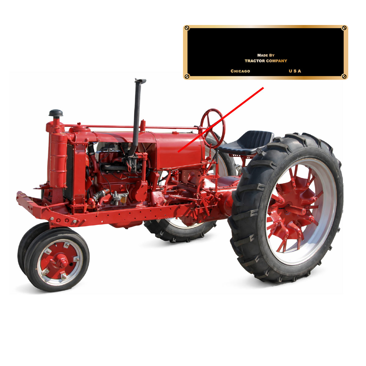 7x20-MYLAR Fits McCormick-Deering Decal Fits IH / Fits FARMALL