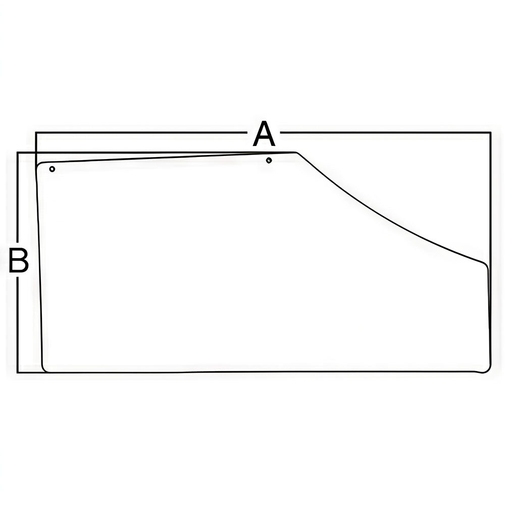 R186465 Fits John Deere RH Fixed Door Glass 7200 7210 7400 7410 7510 7600 76