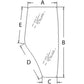 WN-R198625-PEX Glass, Door, RH Fits John Deere 210LJ 4630 5083E 5093E 5100E