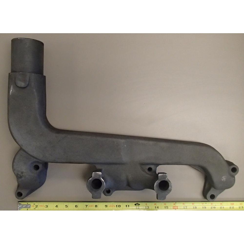 R27404 Exhaust Manifold w/Gaskets Fits John Deere Tractor 3010 3020 Gas