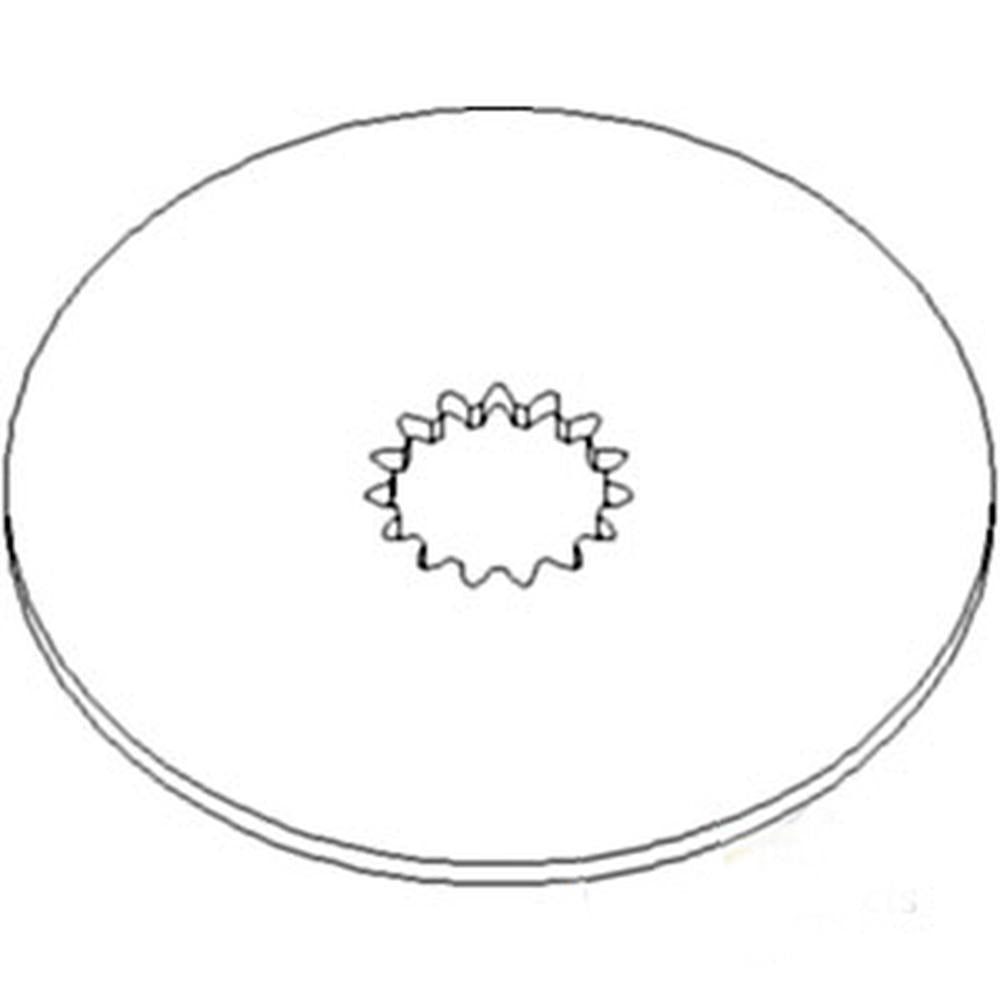 R38615 New Brak Disc 13 1/8" Fits John Deere Tractor 2510 2520 Skidder 540B