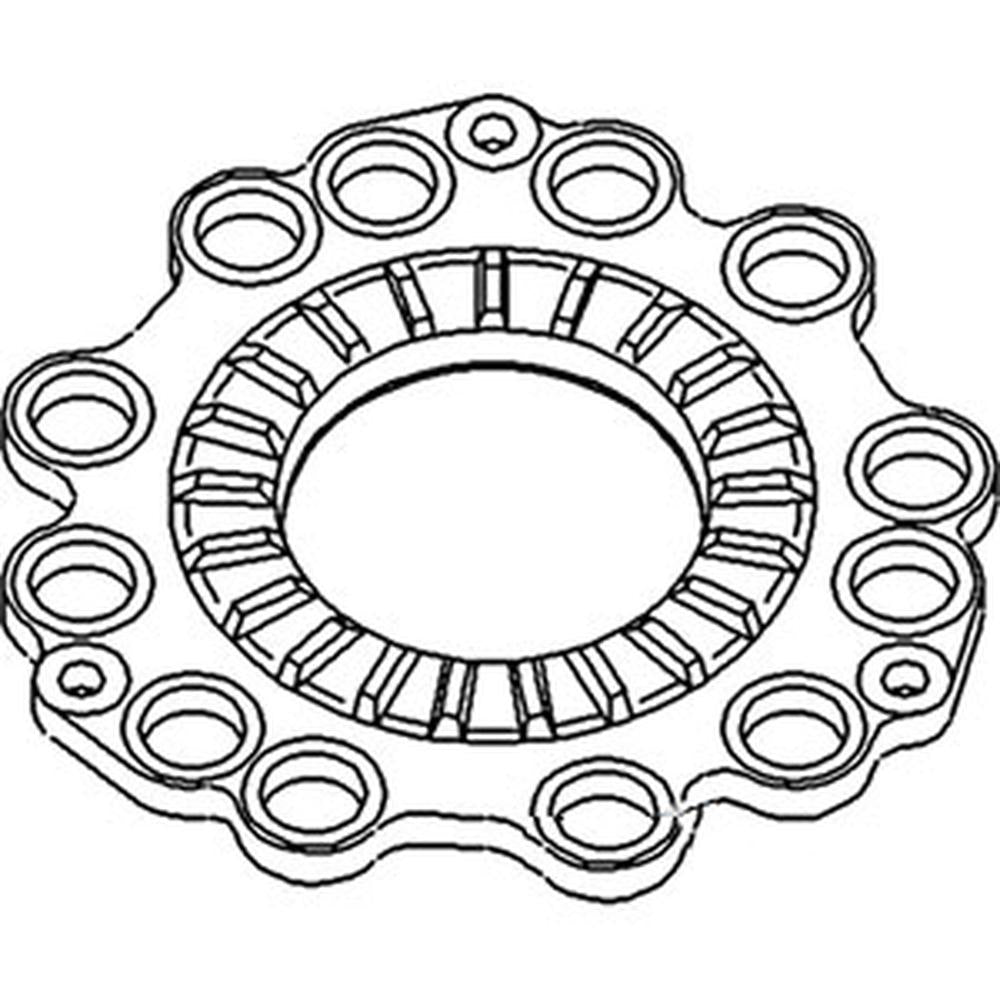 R41342 Front PTO Plate With Fins Fits John Deere 500 500A 500B 50C 3010