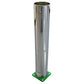 JDS453 Fits John Deere Tractor Exhaust Stack w/ Dent for Steering Shaft A Chrome
