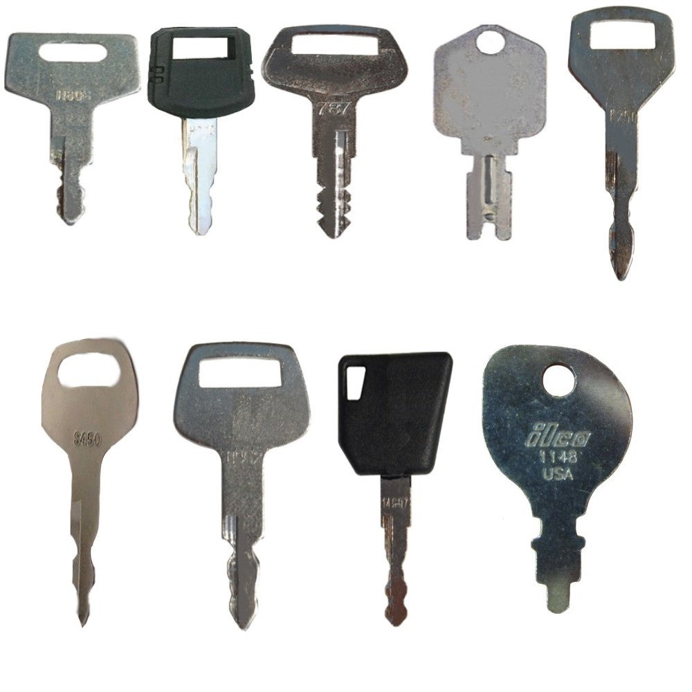 Set of 80 Keys For Heavy Equipment / Construction Ignitions