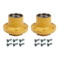 R48763W-BOLTS_x2 Qty 2: Front Wheel Hub with 6 Bolts Fits Massey Ferguson 1080