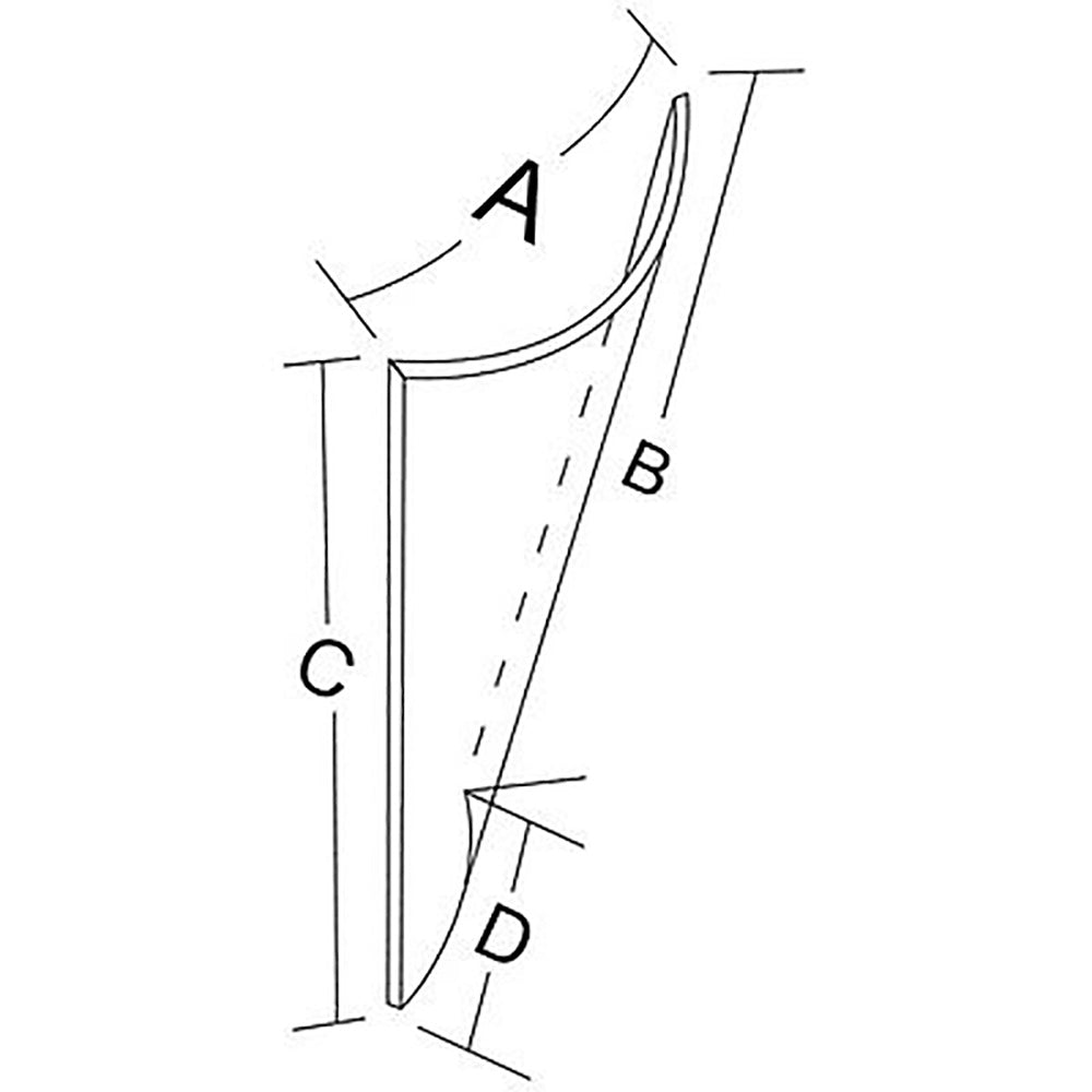 WN-R50754-PEX Glass, Front Lower, RH Fits John Deere 1640 2040 2040S 2140 2350
