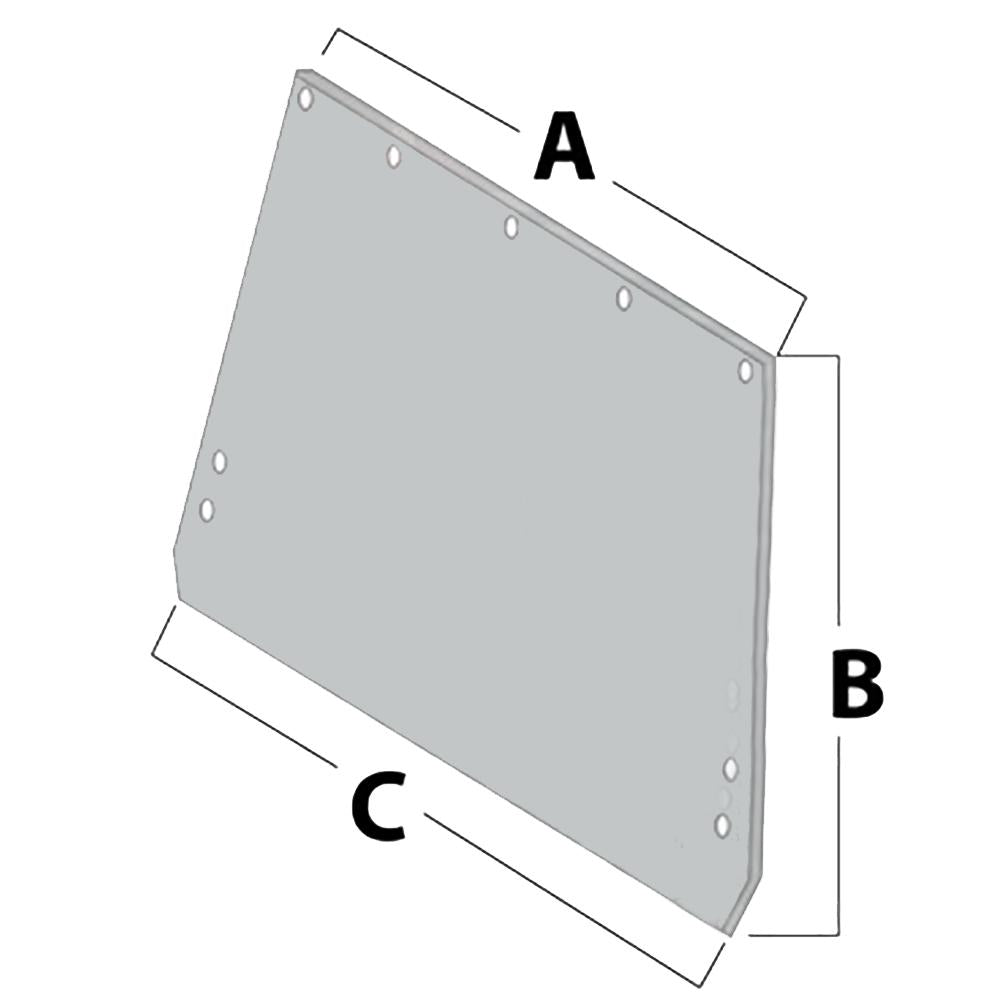 Rear Glass Fits John Deere Replaces AR79738