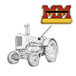 4x7-VINYL MM Logo Decal Fits Minneapolis-Moline Models