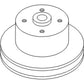 R52011 New Water Pump Pulley Single Groove Fits John Deere Tractor 4030