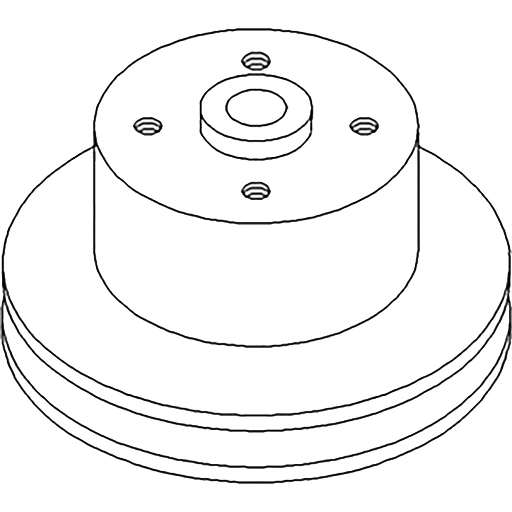 R52011 New Water Pump Pulley Single Groove Fits John Deere Tractor 4030