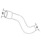 New Aftermarket Upper Radiator Hose Fits John Deere Tractor 4520 6622 R53407