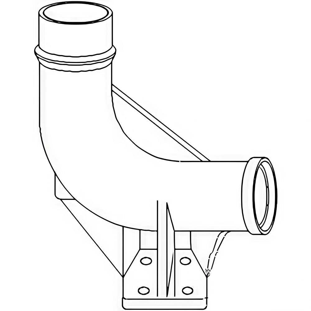 R53514 Elbow Exhaust Fits John Deere 4450 4630 4640 4650 4840 4850