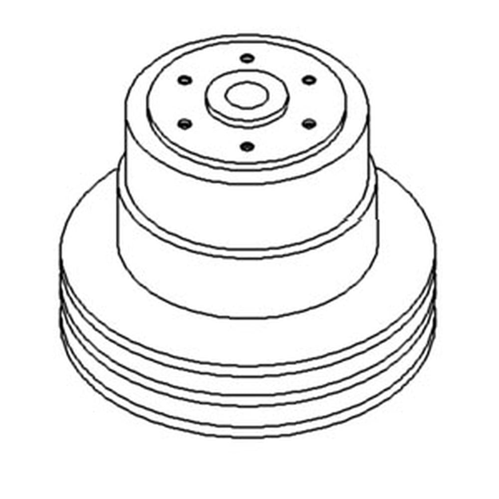R61436 Water Pump Pulley Fits John Deere 4640 4840 5720 5730 9940