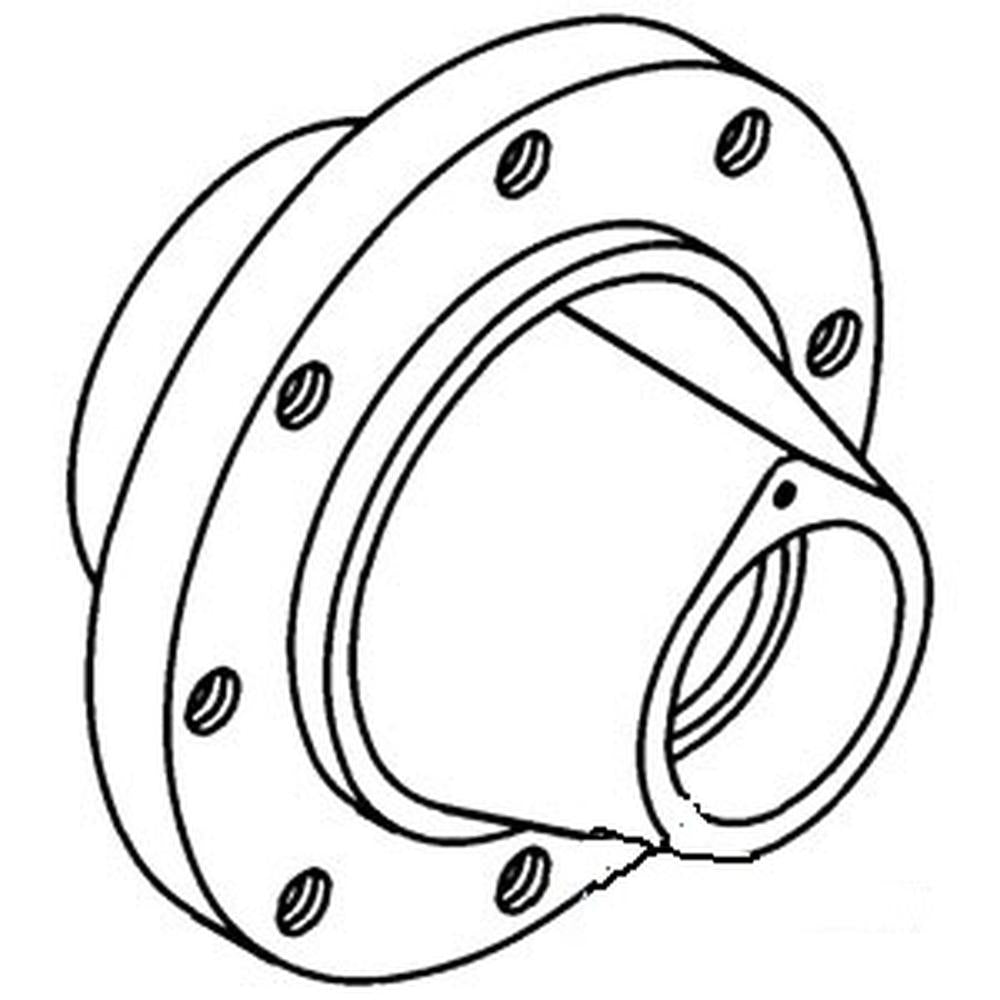 R63556 Hub 8 Hole Fits John Deere 310B s/n 700148-, 401D s/n 700148-, 480C s/n 7