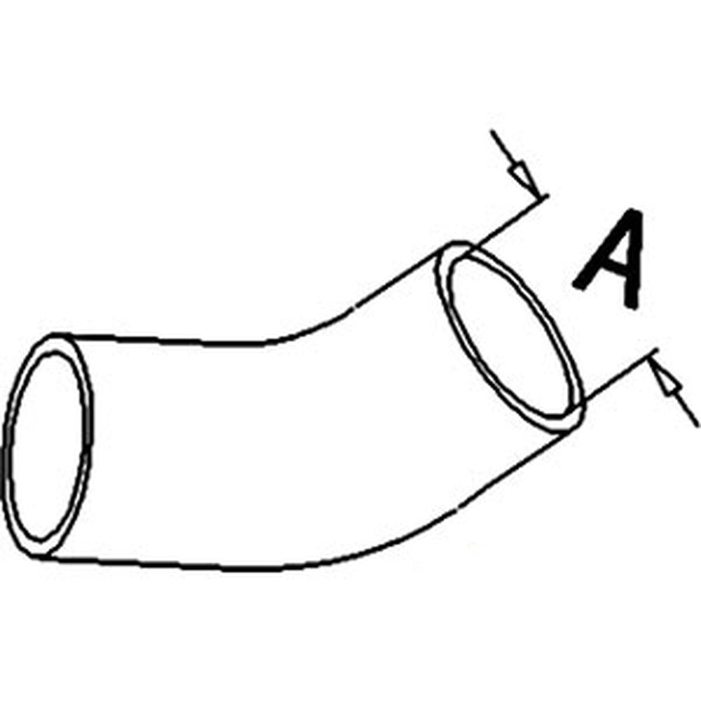 R72742 Lower Radiator Hose Fits John Deere Tractor 4050 4055 4250 4255 4450