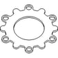 R95211 Transmission Plate Fits John Deere Tractor 6810 6910 7600 7610 7700