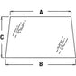 Windshield Glass Fits 7200 7210 7400 7410 7510 7600 7610 7700 7800 7810 R96187