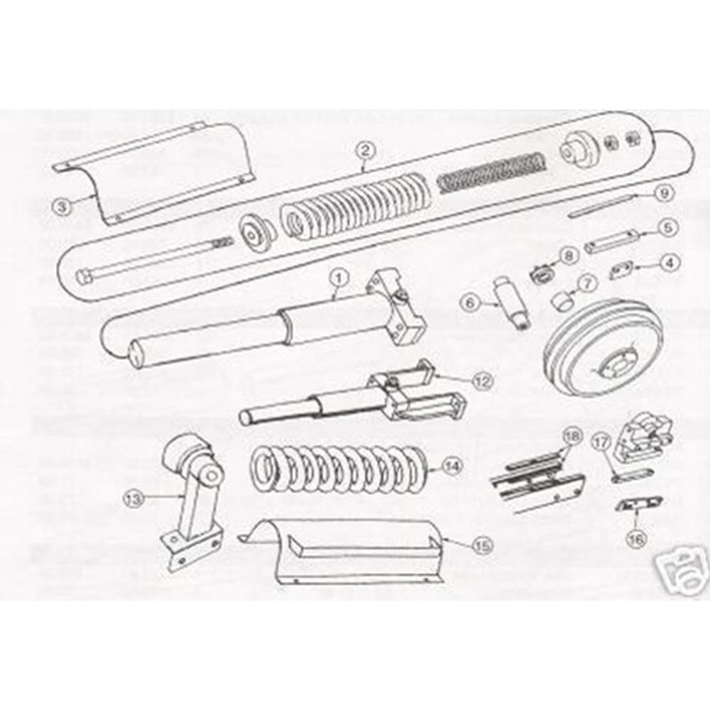 PV303 Track Adjuster Assembly Fits John Deere 440 350 350B 350C 350D 1010 400G