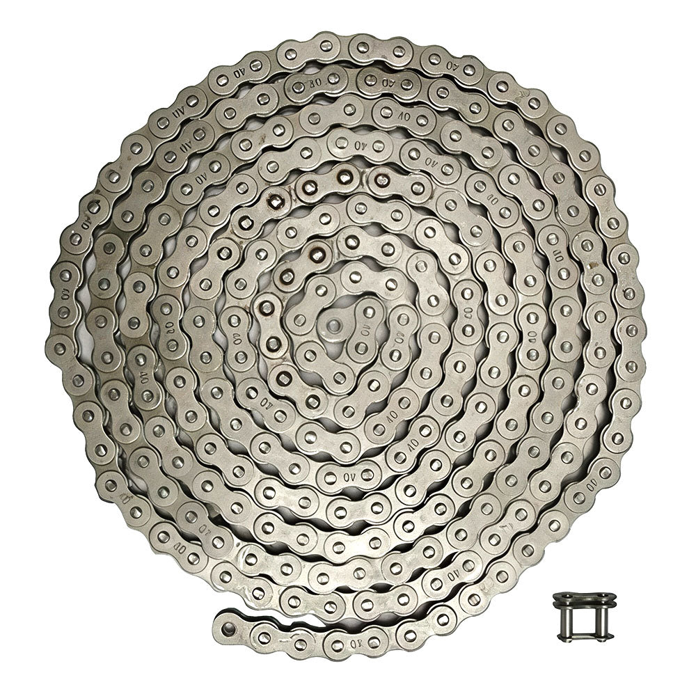 3016-1040 - Roller Chain, Rivet Type (10ft)