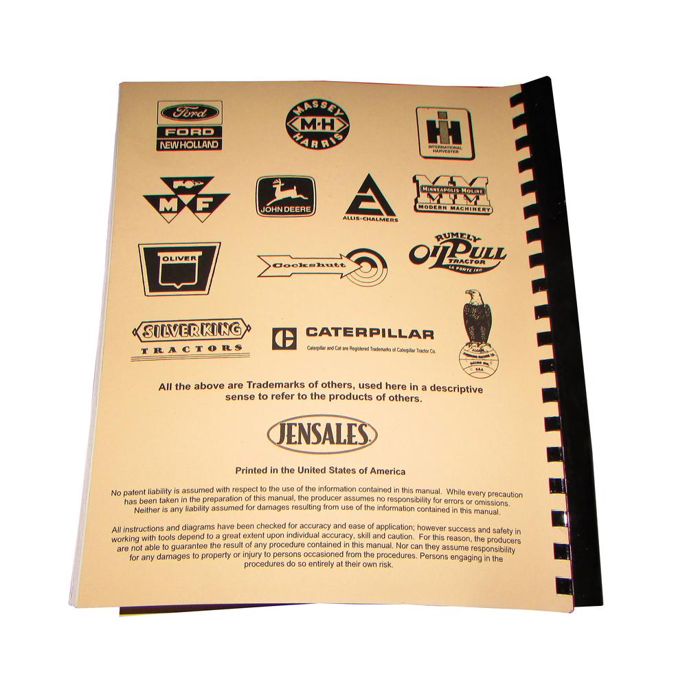 Fits Case 850B Crawler Service Manual