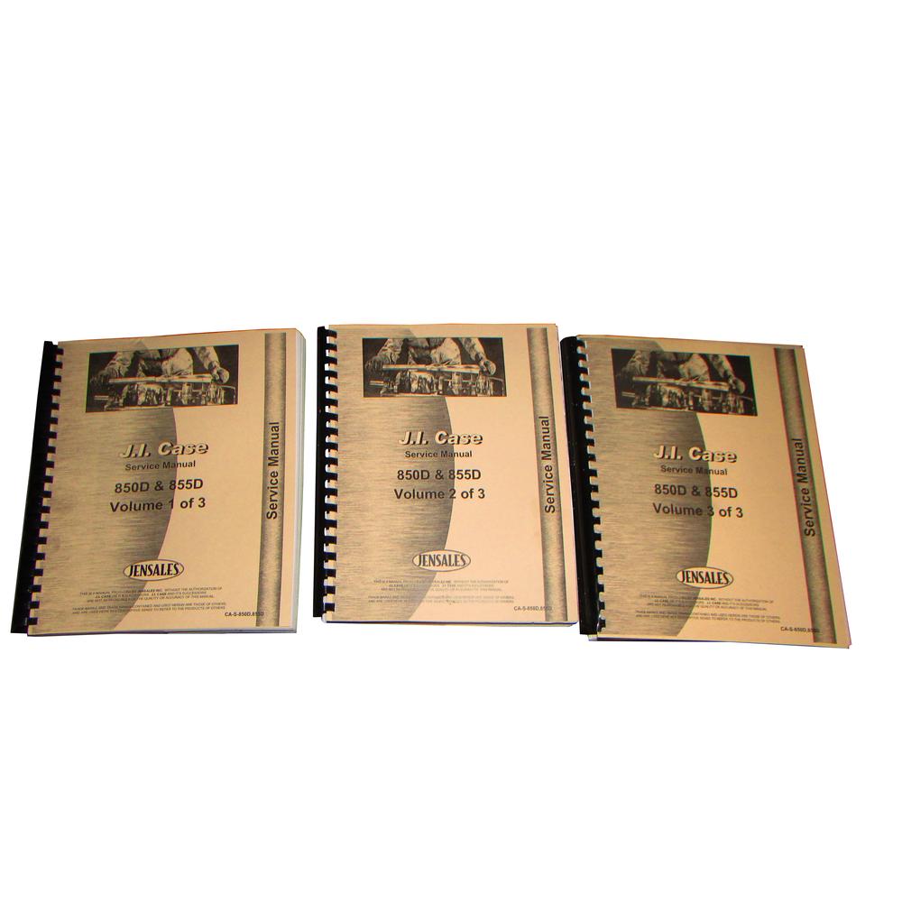 Service Manual Fits Case Replaces 855D