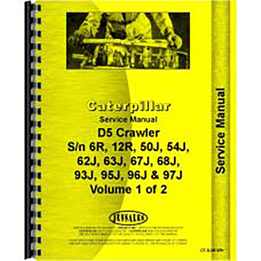 Service Manual Fits Caterpillar D5 D5