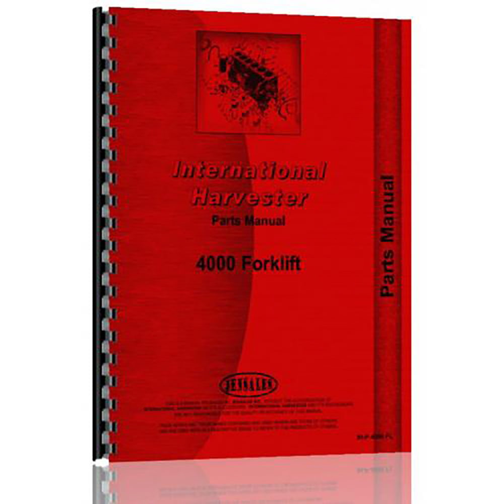 Parts Manual Fits International Harvester 4000 Tractor