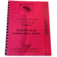 Replacement Parts Manual Fits International Harvester Crawler Model: TD15