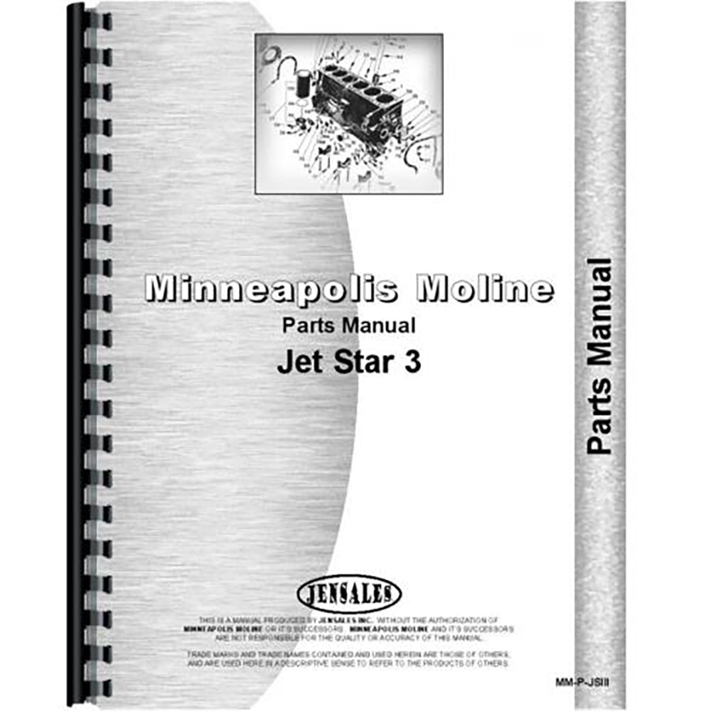 Parts Manual Fits Minneapolis-Moline Replaces MM-P-JSIII