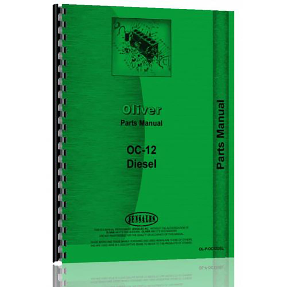 Crawler Parts Manual for Oliver OC-12