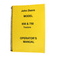 Operators Manual Fits John Deere Replaces JD-O-OMRW15455