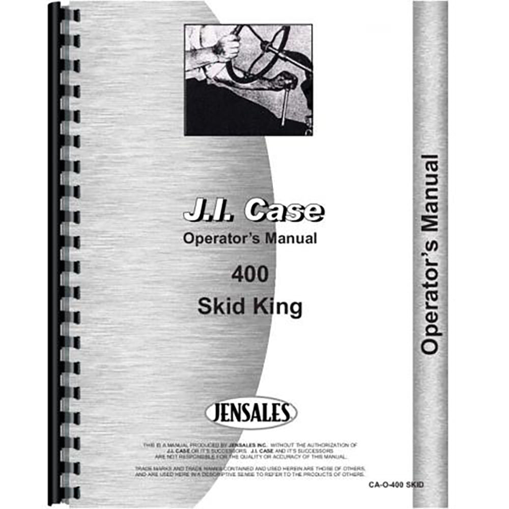 Operators Manual Fits Case 400 Tractor