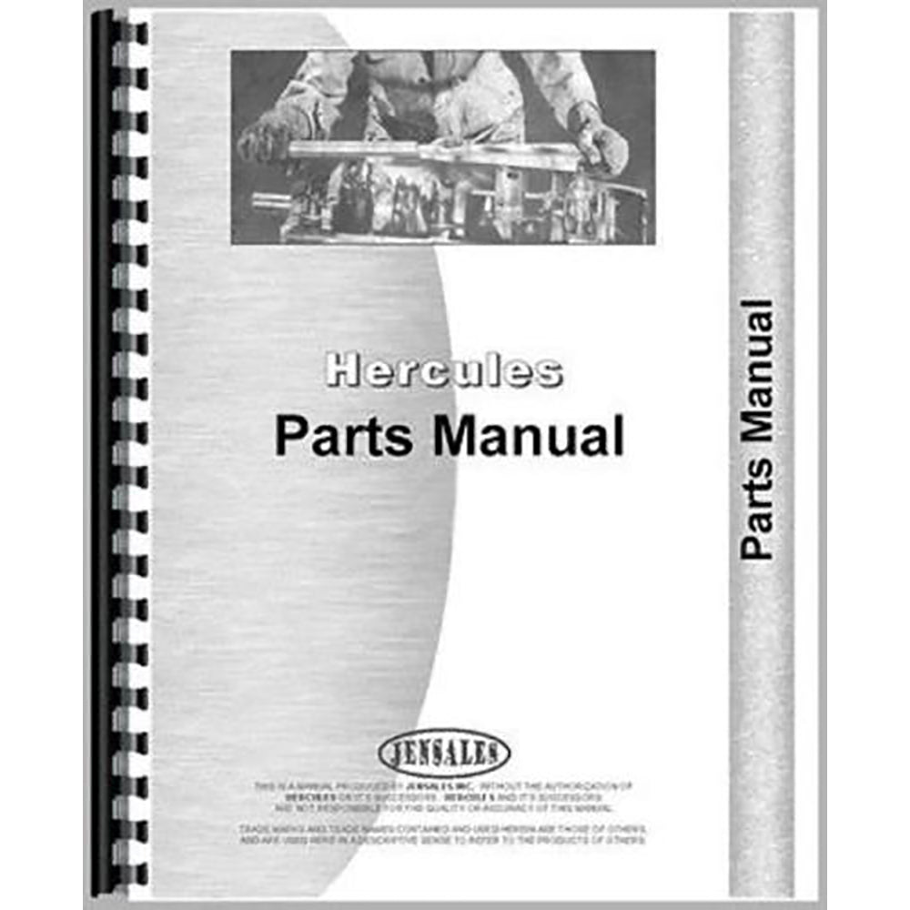 Parts Manual Fits Hercules Engines Replaces HE-P-TX