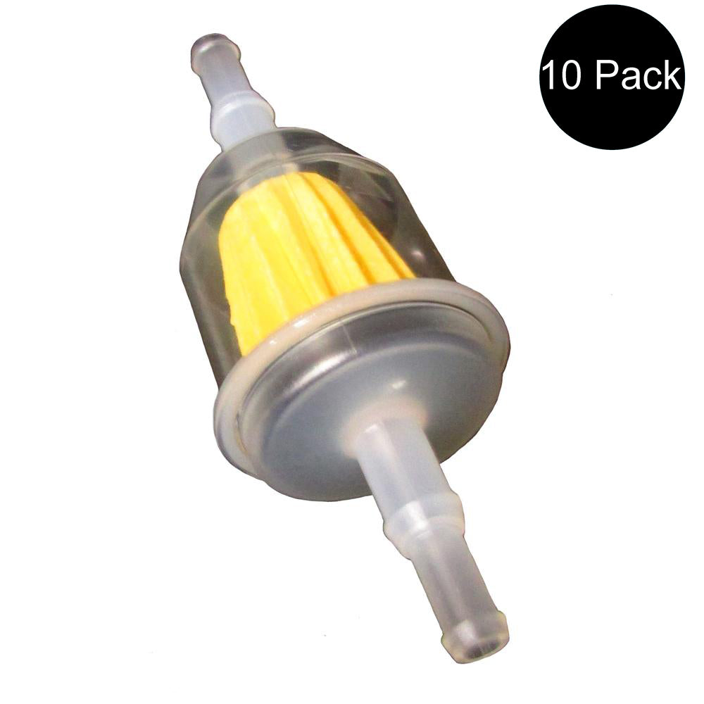 Ten New Fuel Filters 84001895 In-Line Fits Briggs and Stratton Fits Snapper 360Z