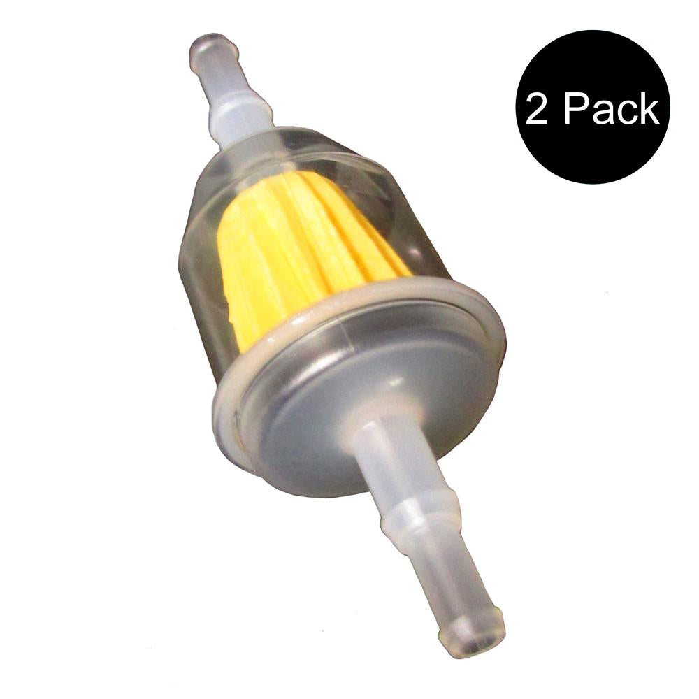 Qty 2: Fuel Filter Fits Yard Man Replaces KH-25-050-22-S1