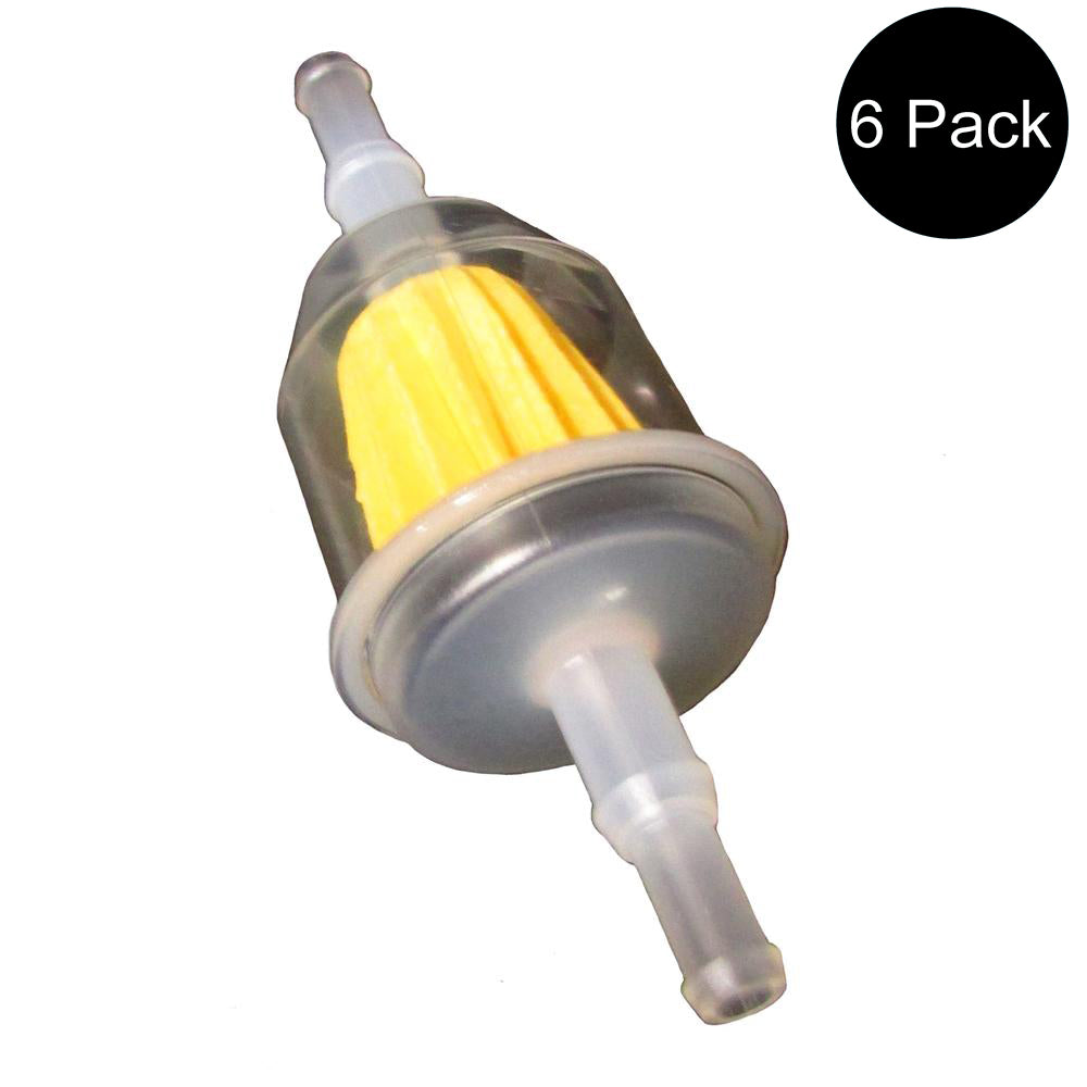 Six M151868 Fuel Filters Fits John Deere 647A 727A AMT626 CS CX AM38708 BF833