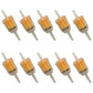 (10) Fuel Filters Universal Fit 1/4 In. or 5/16 In. Lines Fits Fleetguard FF5480