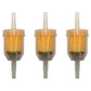 (3) Fuel Filters Universal Fit 1/4 In. or 5/16 In. Lines Fits Fleetguard FF5480