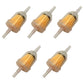 (5) Fuel Filters Universal Fit 1/4 In. or 5/16 In. Lines Fits Fleetguard FF5480