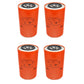 Qty 4: Fuel Filter Fits Agco Replaces 33338