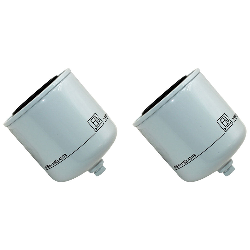 Qty 2: Fuel Filter
 Fits Terex Replaces 15601-43170